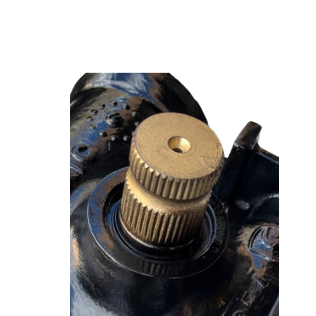 SAGINAW METRIC 7813161 POWER STEERING GEAR BOX. ROUND SHAFT